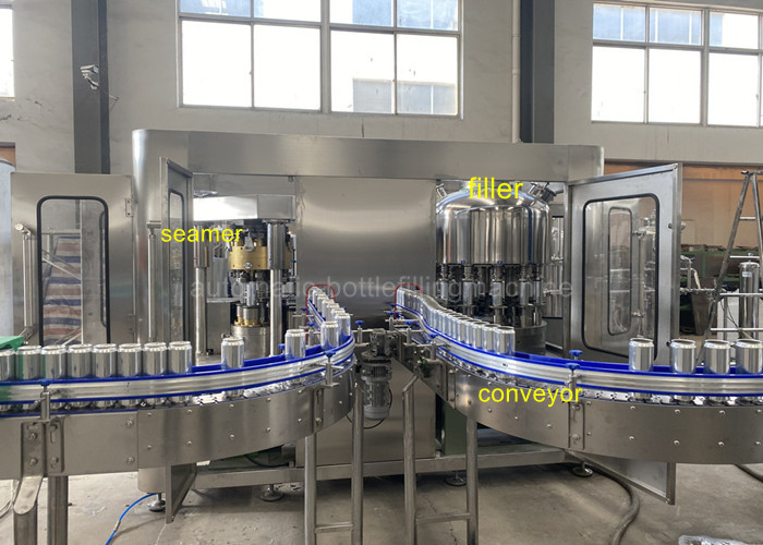 China 6000CPH Rotary Soda Beverage Can Filling Machine Non Gas Type wholesale