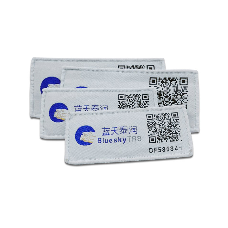 China ISO18000-6C Passive RFID Laundry Tag NXP UCODE8 Chip With Barcode Printing wholesale