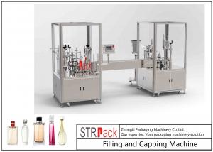 China 30 BPM Perfume Filling And Capping Machine With PLC And Touch Screen Control wholesale