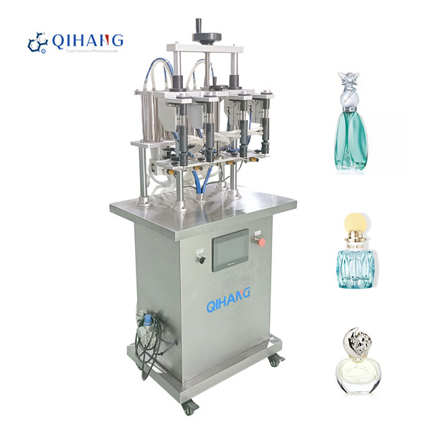 China Automatic Vacuum Perfume Filling Machine With 4 Heads Semi Auto Type wholesale