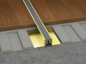 China Aluminum Extrusion Profile Floor Movement Joint Interior Decoration wholesale