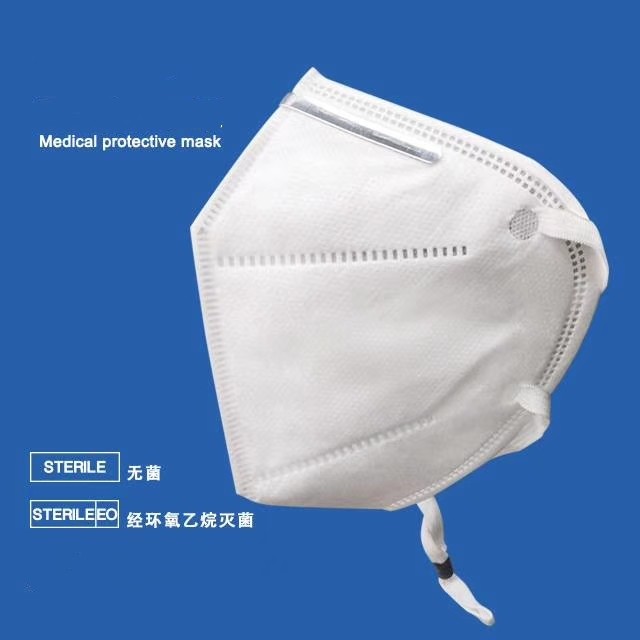 China Surgical disposable facemask medical 3 layers medical facemask light blue/snow white wholesale