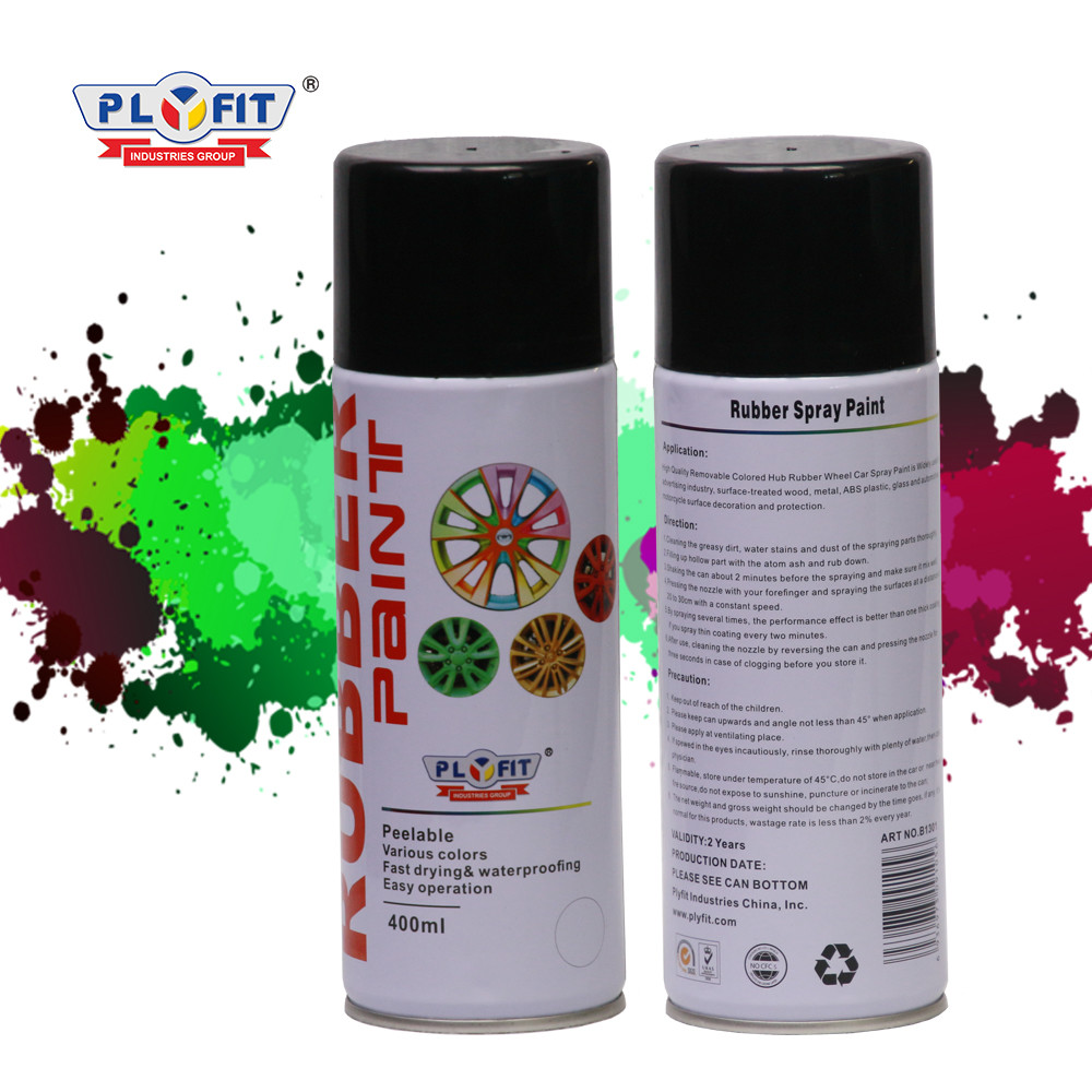China 450ML Rubber Coating Spray Acrylic Graffiti Aerosol Paint Multi Purpose Fast Dry wholesale