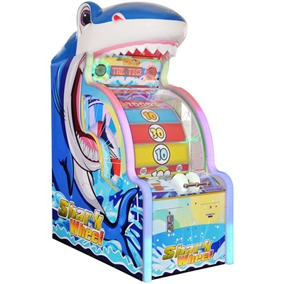 China Shark Wheel Redemption Arcade Machines White / Blue Color 1550 * 900 * 2100 Size wholesale