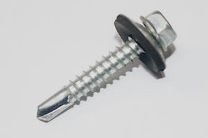 China C1022 Steel Self Tapping Drywall Screws  With EPDM Bonded Washer DIN 7504 Hex Head wholesale