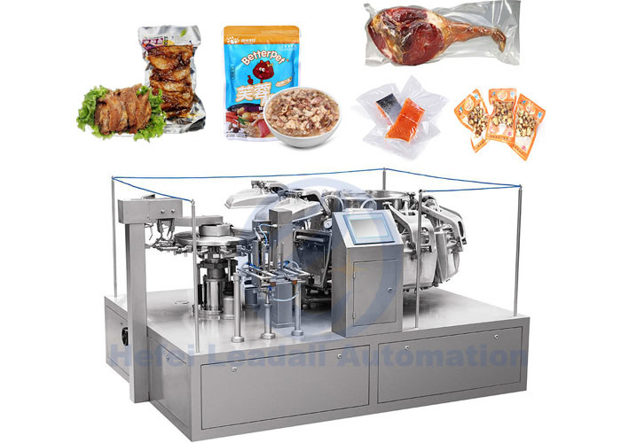 China Rotary Food Vacuum Packing Equipment High Performance With Nitrogen Gas wholesale