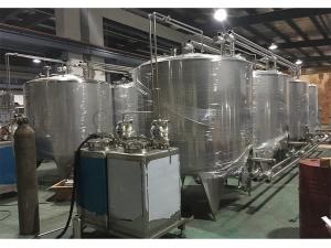 China 3000L 20T/H Pump CIP Washing System SUS316 For Milk Processing Line wholesale