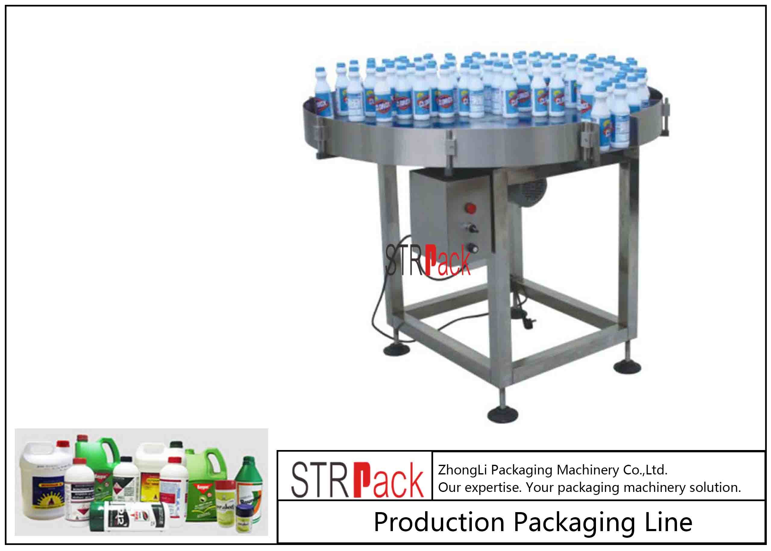 China Chemicals Bottle Packing Machine Line Rolling Type Manual Catonning Packing Conveyor wholesale
