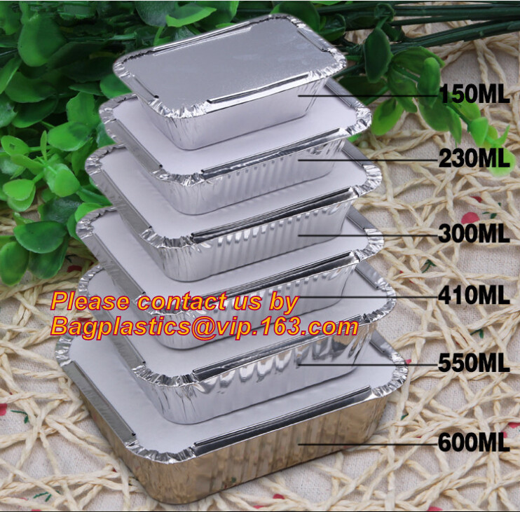 China Disposable Aluminium Foil Tray, Container for Food Packaging, foil lunch box, aluminum lunch box, foil bowl, deli tray wholesale