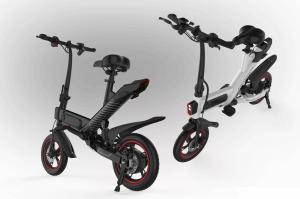 China Portable Collapsible Electric Bike , Folding Electric Bicycle With Disc Break System wholesale