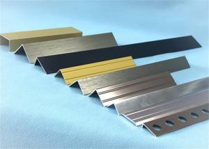 China Angle Trim Shape 6463 T5 Aluminium Edging Strip , House Corner Decoration Aluminum Extruded Products wholesale