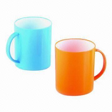 China Cups, Made of Plastic, Customized Designs and Colors are Accepted, Measures 8.4 x 9.7cm wholesale