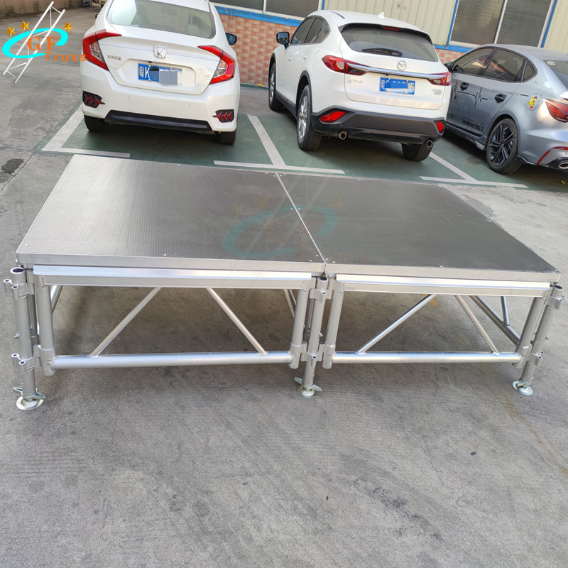 China Portable T6 Aluminium Folding Stage Platform For Event Show wholesale