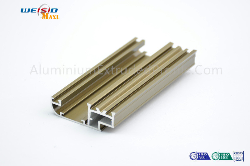 China AA6063 T5 Bronze Anodized Aluminium Profile Extrusion IN 6 meter Length wholesale
