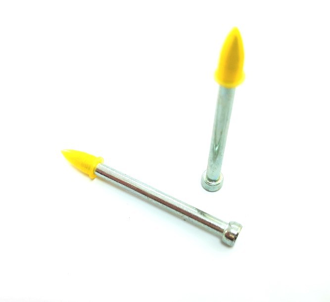 China High Velocity Concrete Drive Pins With Orange Point Cap 52-56° HRC Hardness wholesale