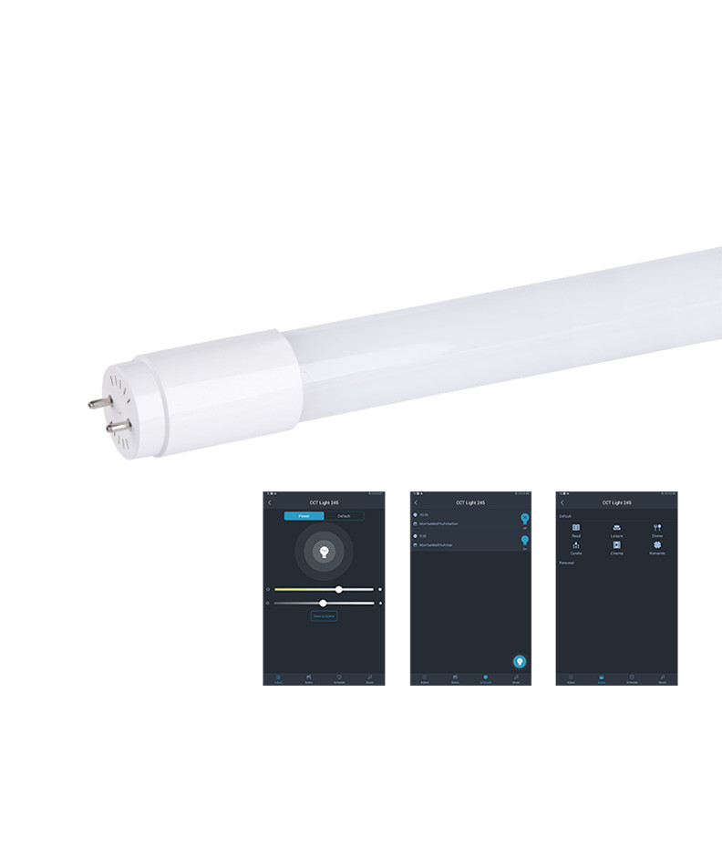 China Blue-Tooth WIFI for CCT/Dimming control, Switch Control/3 Level Brightness and Dimmer Control (0-100%) 8T LED Tube. wholesale