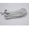 Buy cheap 1cm Polyerster Flat Shoe Laces Colorized Dot With Metal Aglet Trouser Hoddie from wholesalers