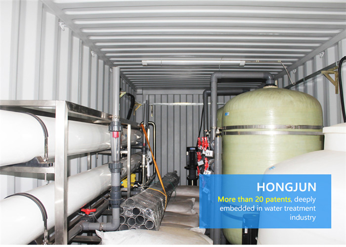 China Professional  Mobile Water Purification Plant 20ft-40ft Container Size For Commercial wholesale