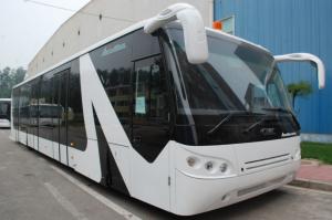 China Large Capacity Low Carbon Alloy Aero Bus City Airport Shuttle equivalent to Cobus 2700 bus wholesale