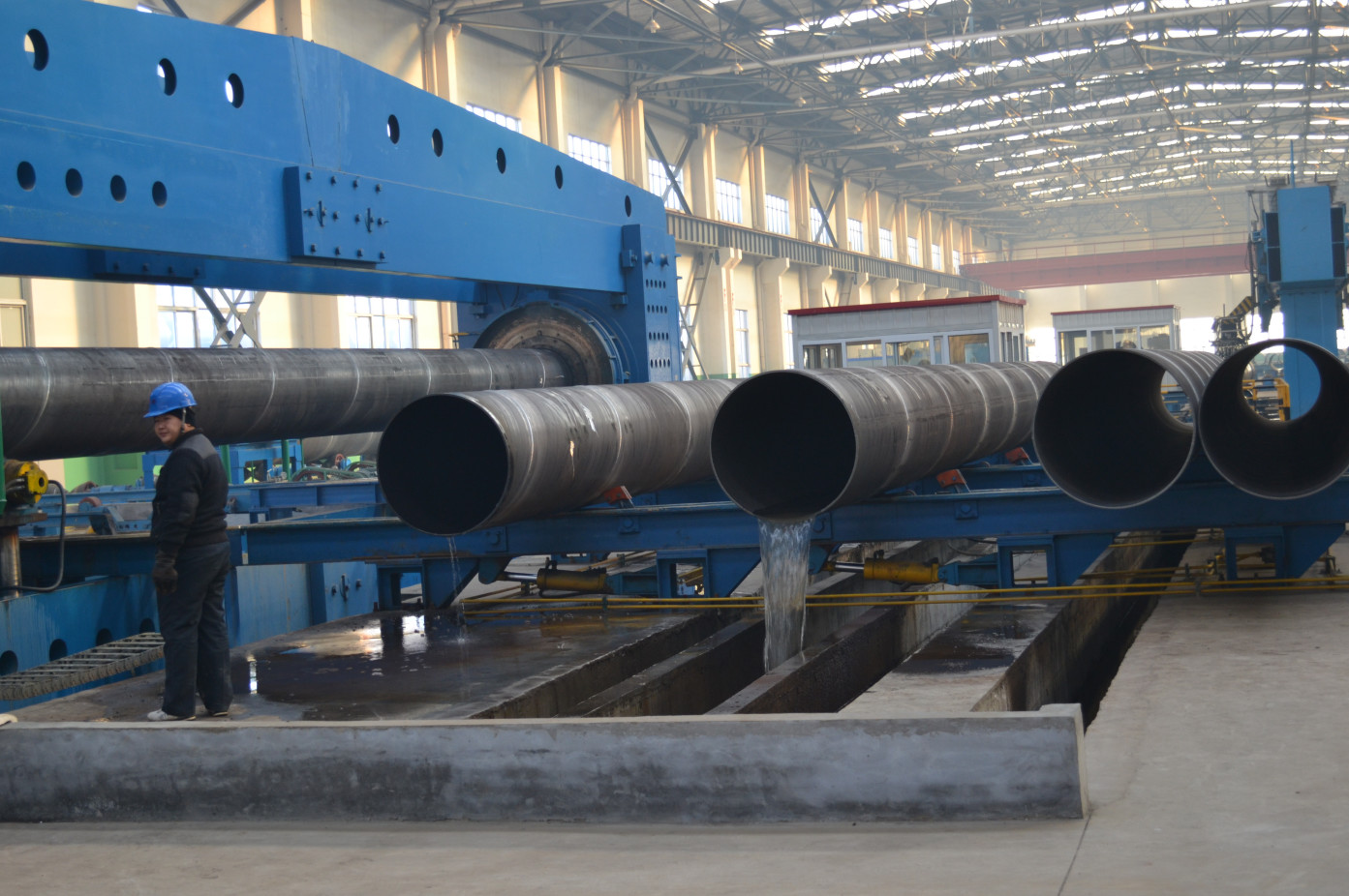 China API5L X52 38'' SSAW Steel Pipe for Pipeline Transmission/ASTM A53 Grade B spiral welded pipe/ galvanized steel pipe wholesale