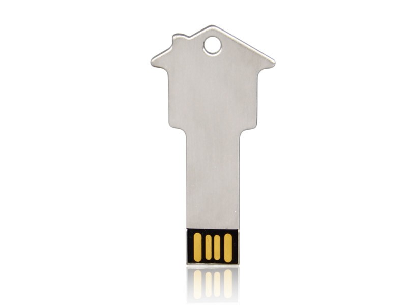 China Hot Selling 2gb 4gb 8gb Key Shaped Metal USB Flash Drive,House Shape Key USB Drives wholesale