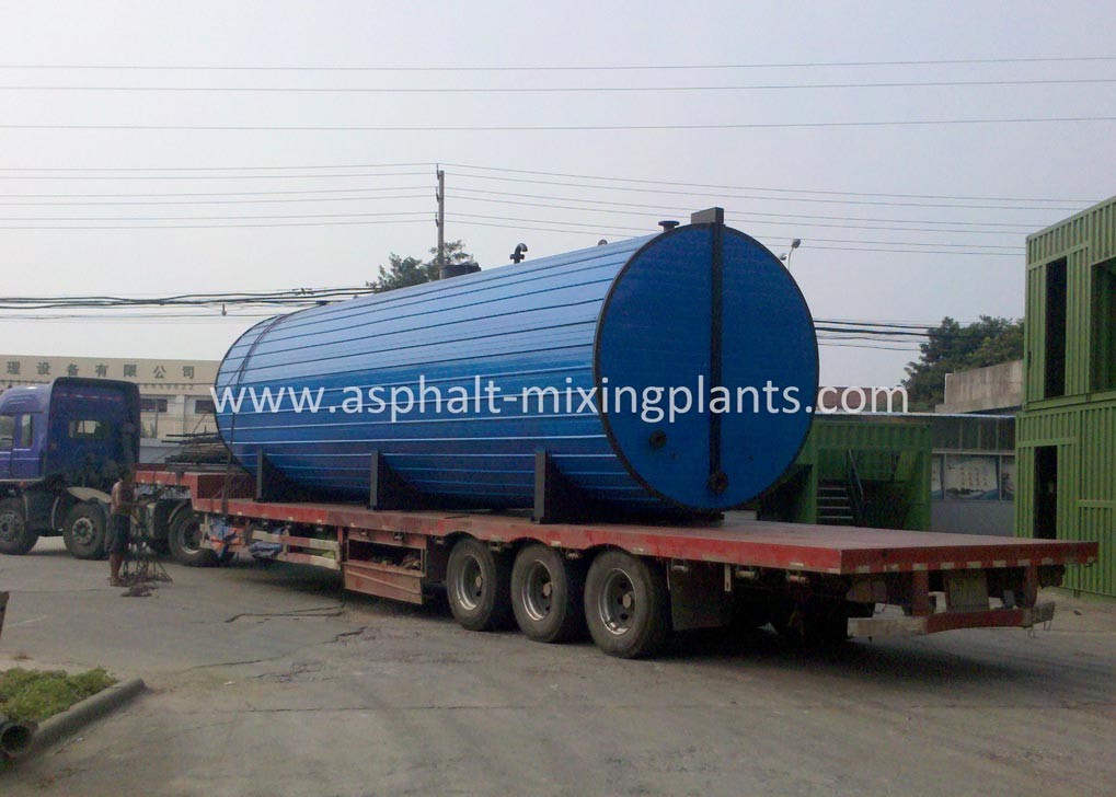 China Thermal Oil Heating Storage Asphalt Tank 40 Foot wholesale