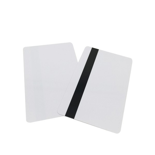 China CR80 30mil PVC Blank Magnetic Stripe Card Thermal Transfer Printable wholesale