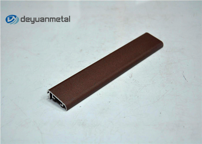 China Powder Coating RAL Color  Wood Grain Aluminum Profiles For Office Building Partition wholesale