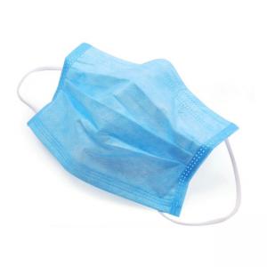 China Dust Protection 3 Ply Face Mask CE FDA Certification Adjustable Nose Clip wholesale
