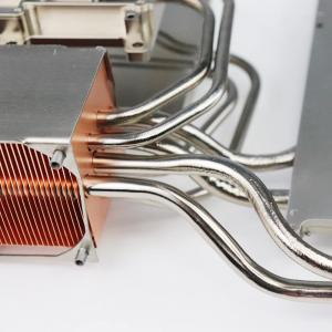 China Custom Anodized Heatpipe Welding Zipper Stacked Fin heat sink for Communication Equipment Radiator wholesale