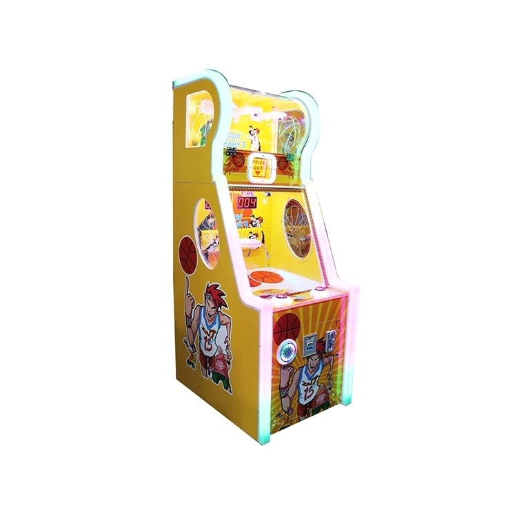 China Led Coin Operated Happy Basketball Machine Kids Shooting Simulator 12 Months Warranty wholesale