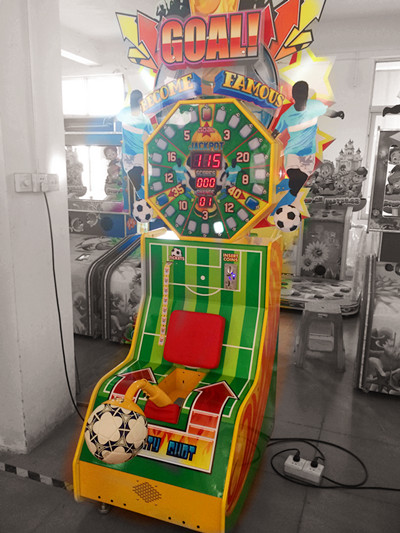 China Hot Sale Coin Operated Goal Become Famous Football Sport Redemption Arcade Game Machine wholesale