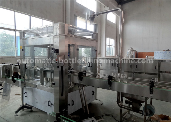 China 200ml 0.6MPa Milk 3 In 1 Gravity Automatic Milk Bottle Filling Machine wholesale