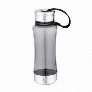 China Plastic Water Bottle, Available in Various Colors, Customized Designs are Accepted wholesale