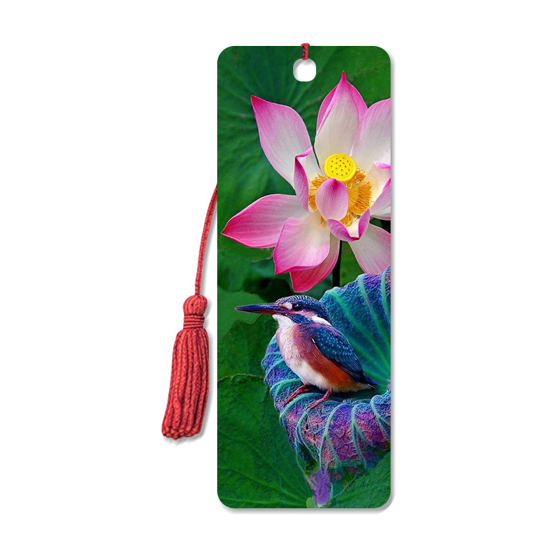 China High Definition 3D Lenticular Bookmark 6 x 12 cm 4 Colors Customized wholesale