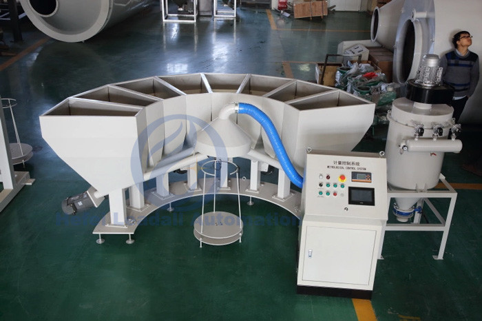 China Slide Gate Operate Automatic Dosing System For Weighing Mixing Material wholesale