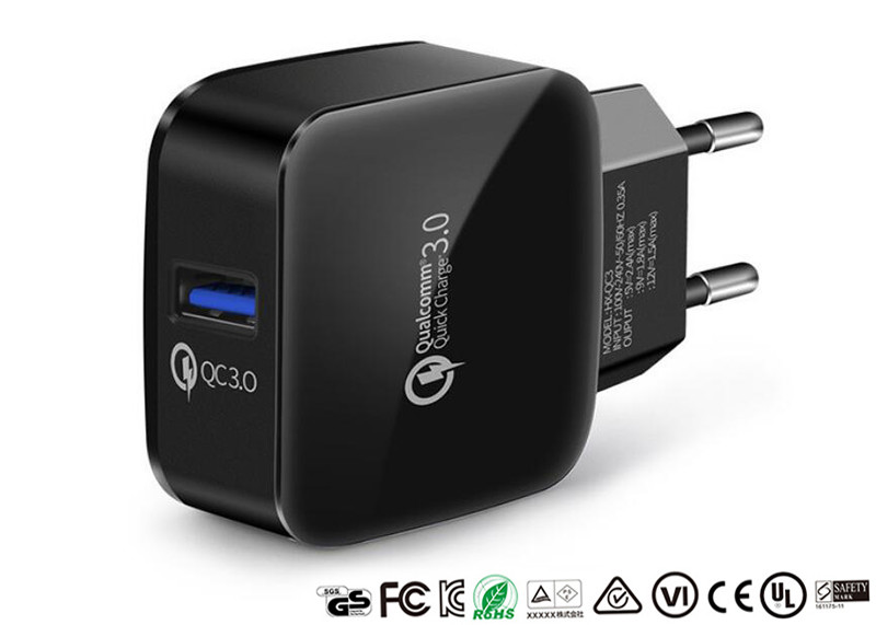 China QC3.0 Quick USB Charger EU USA Travel Wall Adapter for iPhone Charging wholesale