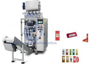 China Compact Vertical Form Fill Seal Machine , 1ml To 10ml Vertical Sachet Packaging Machine wholesale