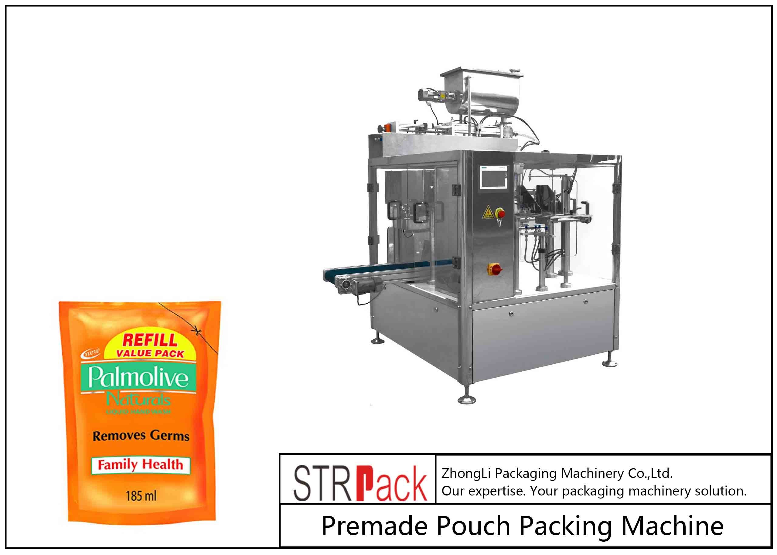 Buy cheap Stand-up Bag Edible Oil Pouch Packing Machine Auto 6 Working Station Up to 50 from wholesalers