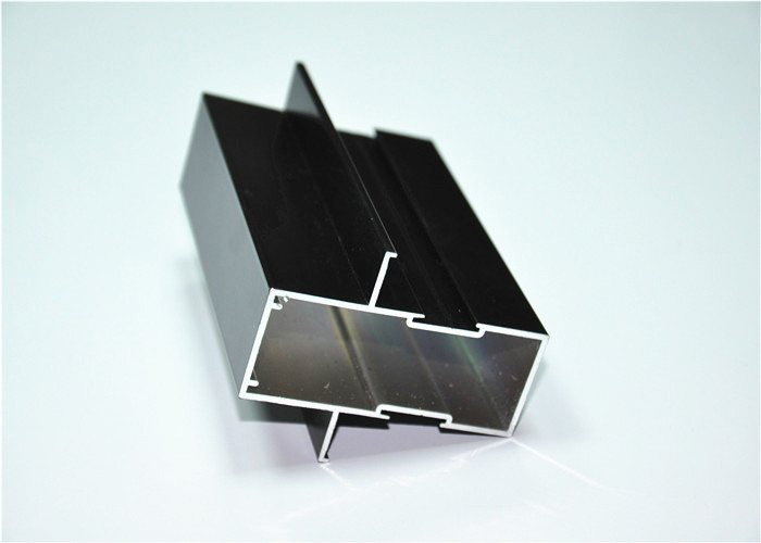 China 5.9 Meters Black Aluminium Extrusion Profiles Anodized 10-15um 6063-T6 wholesale