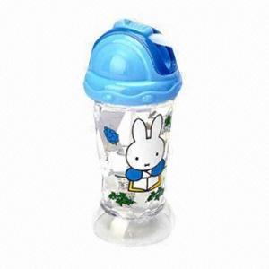 China Sippy Cup, Made of Plastic, Suitable for Promotional and Gift Purposes, BPA-free wholesale