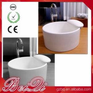 China Factory Price New Ceramic Pedicure Bowl Used Foot Spa Pedicure Chair Foot Bath Basin wholesale