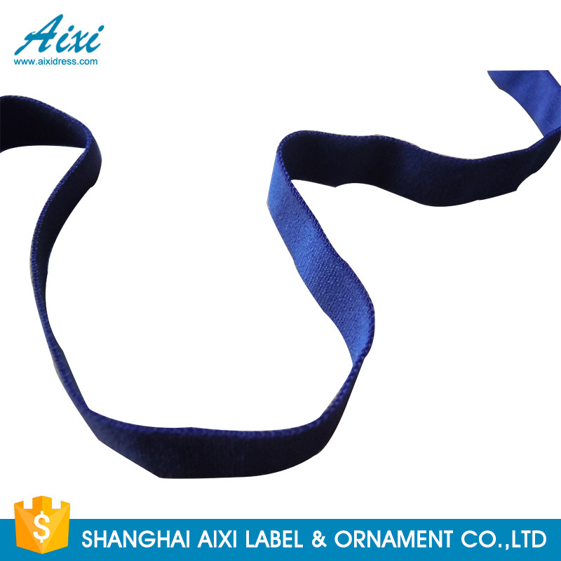 China Decorative Coloured Fold Over Elastic Webbing Straps For Underwear wholesale