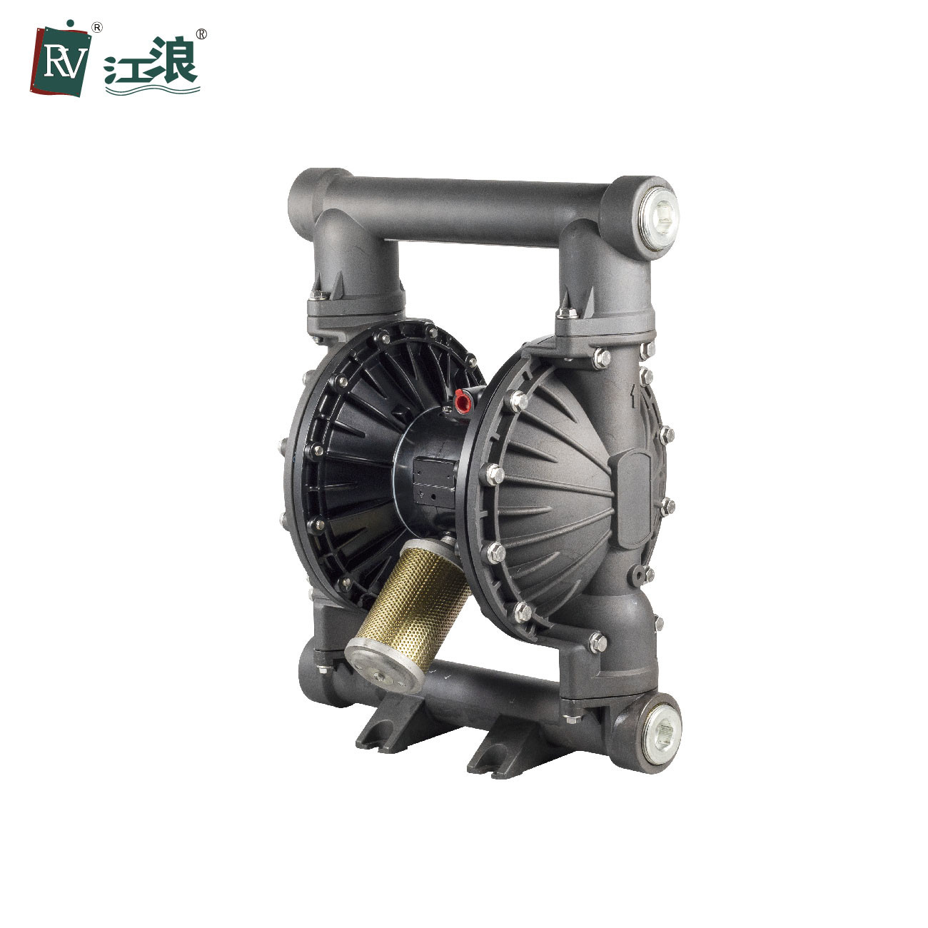 China 2 Aluminum Pneumatic Double Diaphragm Pump Air Operated 120 Psi Large Flow on sale
