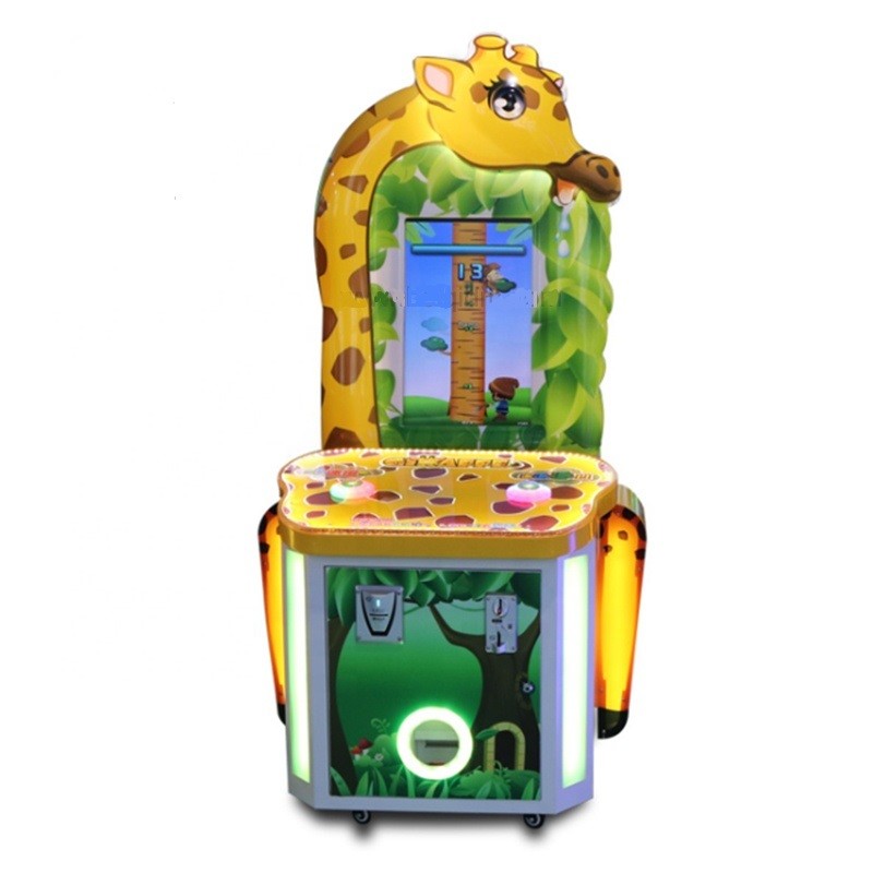 China Hit Giraffe Tickets Redemption Arcade Machines Coin Pusher 350W 220V wholesale