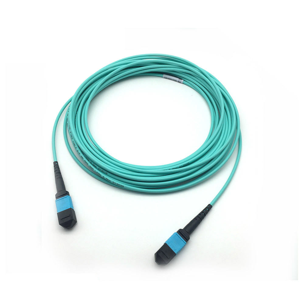 China 12 Fiber Single Module Mpo Fiber Cable With OM3 LC 0.9mm Connector wholesale