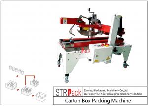 China Flaps Carton Packing Machine / Automatic Carton Folding Machine With Both Sides Drive wholesale