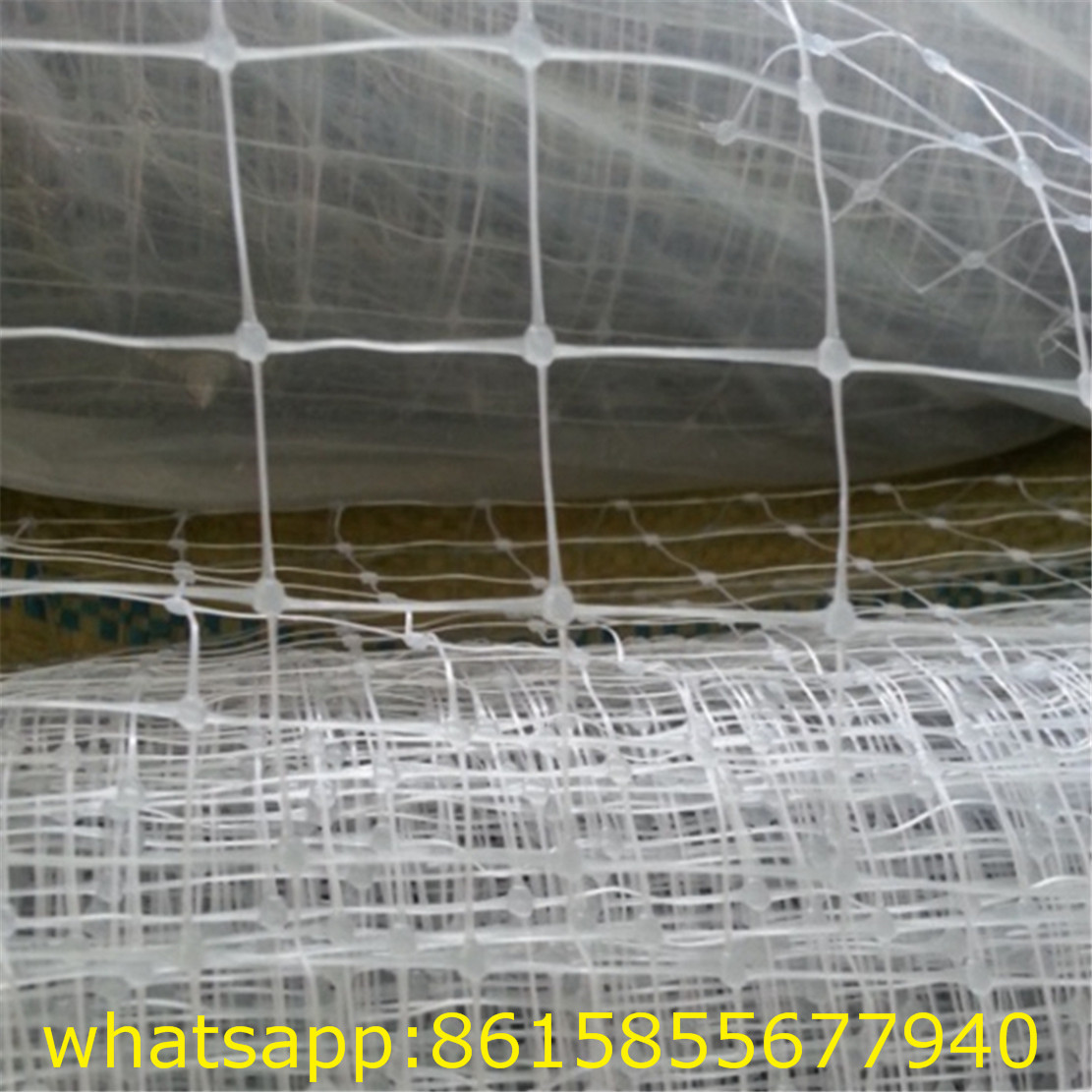 China Factory Price Plastic Bi-oriented Square Mesh Anti Mole Netting / Mole grid wholesale