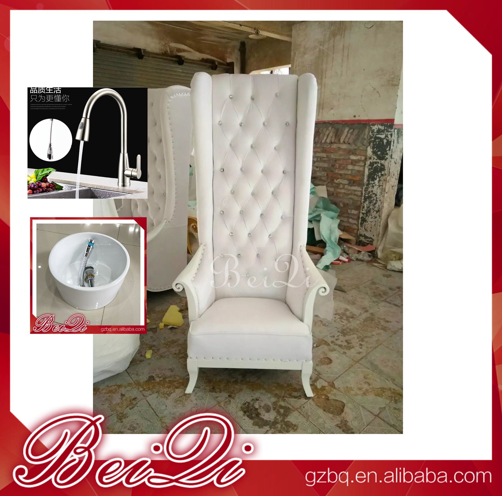 China Wholesales Salon Furniture Sets New Style Luxury Mssage Pedicure Chair in Dubai wholesale