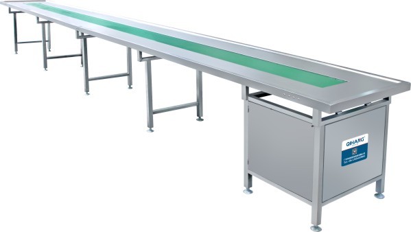 China Industrial Transfer Green Pvc Assembly Line Conveyor Belt For Liquid Filling Capping Production Line wholesale
